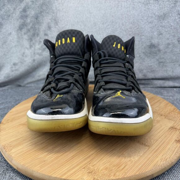 Jordan Air Jordan Shoes Youth Size 7 Black Basketball Sneakers AQ9084-041 - Picture 2 of 13